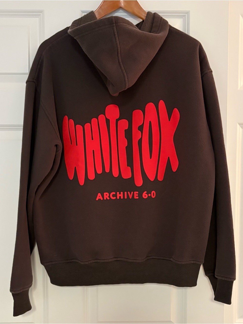 White Fox Archive 6.0 hoodie and sweatpants SET - Brown/Lava - Picture 4 of 8